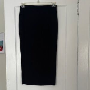 Hatch Classic Black Pencil Skirt